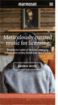 Mobile Screenshot of marmosetmusic.com